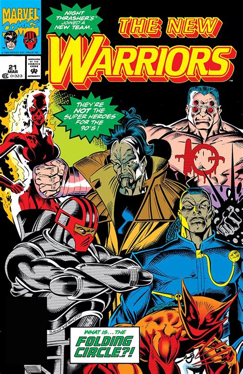 New Warriors Issue 21 | Marvel comics, Marvel comics covers, New warriors