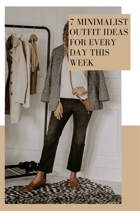 7 Minimalist Outfit Ideas For Every Day This Week Minimalist Outfit