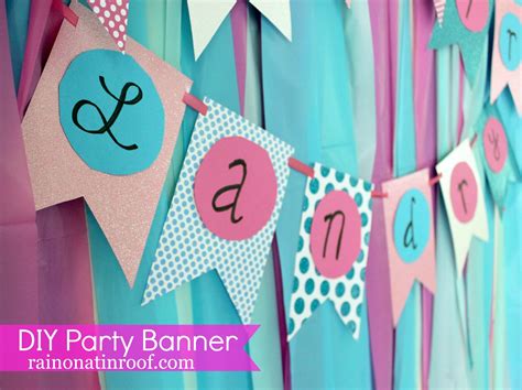 Diy Birthday Banner Design Diy Easy Homemade Birthday Banner