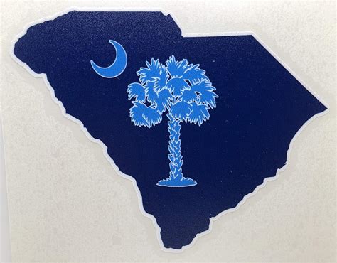 Auto Graphics South Carolina State Palmetto Tree And