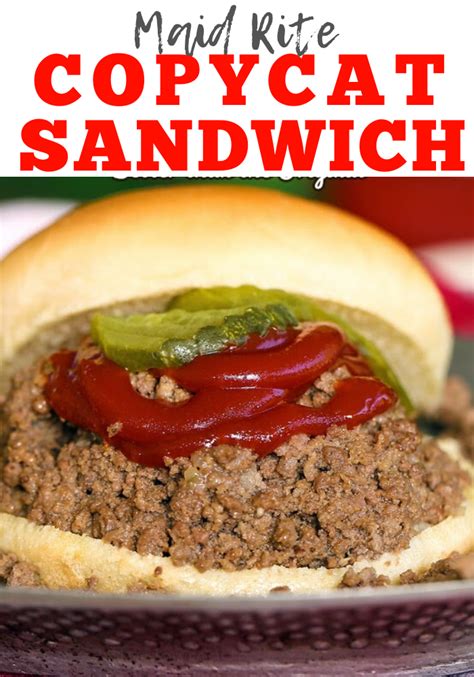 Maid Rite Copycat Loose Meat Sandwiches New Video Loose Meat