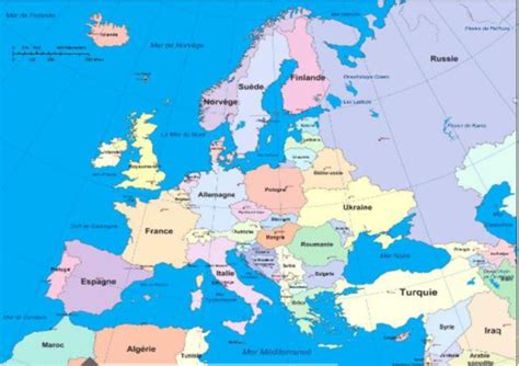 Doc Map Of Europe In French Dylan Shah