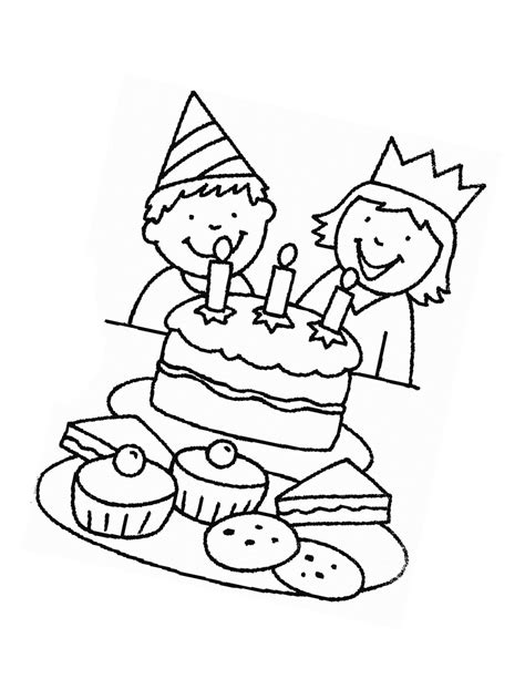Ausmalbilder, Malvorlagen zum Geburtstag kostenlos zum ...