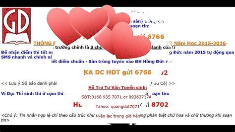 Thí sinh đến phòng thi làm thủ tục dự thi, đính chính sai sót (nếu có) và nghe phổ biến quy chế thi, lịch thi. XEM ĐIỂM THI TỐT NGHIỆP THPT CỤM THI ĐH HỒNG ĐỨC Năm 2015 ...