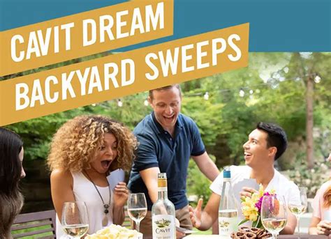 Cavit Dream Backyard Makeover Sweepstakes Win 10000