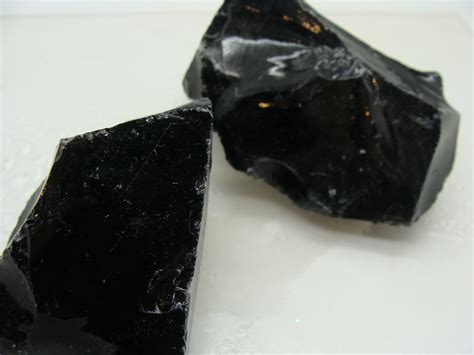 Black Obsidian Rough Obsidian Raw Stones For Tumbling