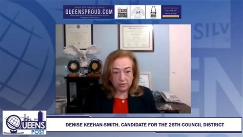 Podcast We Talk To Denise Keehan Smith Candidate For The 26th District Council Seat Lic Post