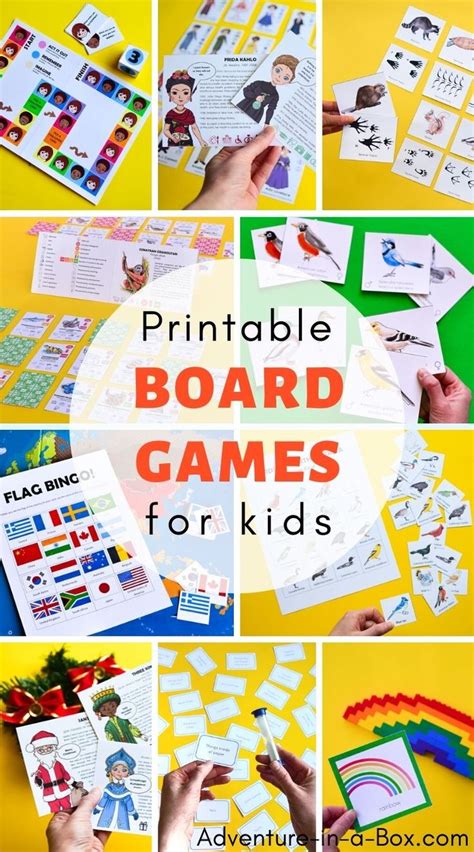 30 Fun Printable Board Games For Kids Printable Board Games Board