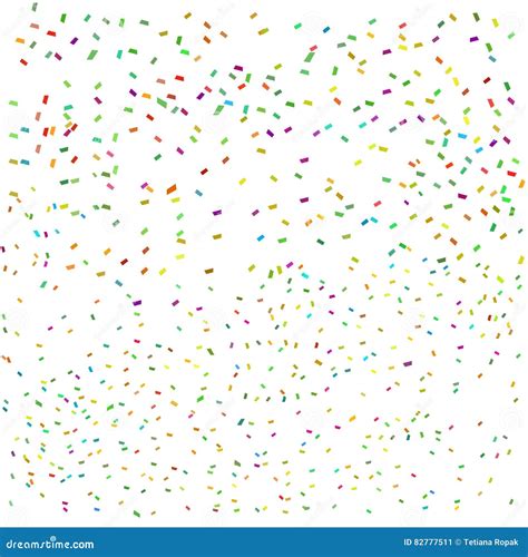 Colorful Explosion Of Confetti Vector Illustration Grainy Abstract