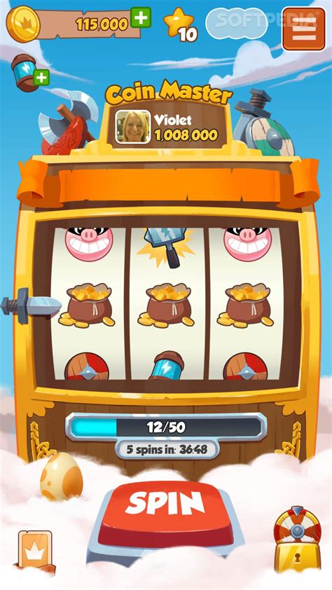 The game allows players to collect treasures, spin the slot machine and raid other players, all in order to become the strongest coin master. Coin Master 3.5.8 APK Download