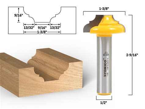 Barn door hardware is used in many commercial or residential applications and designs such as industrial lofts or the modern farmhouse. 1-3/8" Dia. CNC Cabinet Door Rail & Stile Router Bit - 1/2 ...