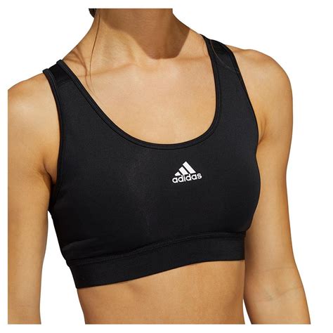 Adidas Womens Believe This 20 Sports Bra In Black And White