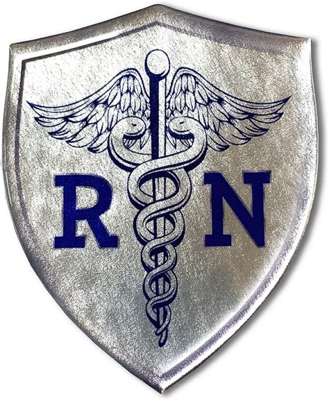Proud Store Online Rn Nurse Logo Metallic Domed Decal