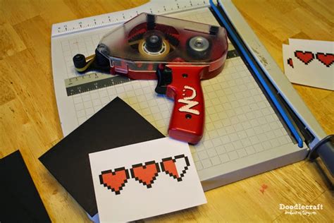 Doodlecraft Legend Of Zelda Heart Containers Love Notes