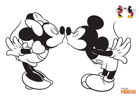 Coloriage Minnie Coloriage Mickey Coloriage Mickey Et Minnie