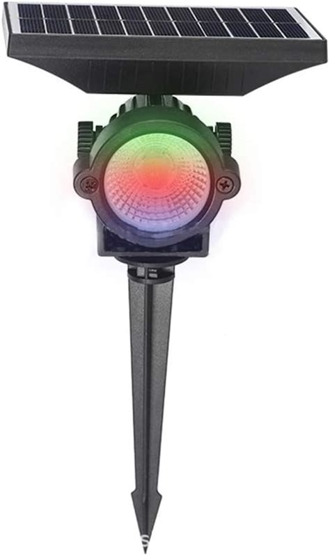 Zhenn Solar Plug In Light Outdoor Courtyard Rgb Grassland Green