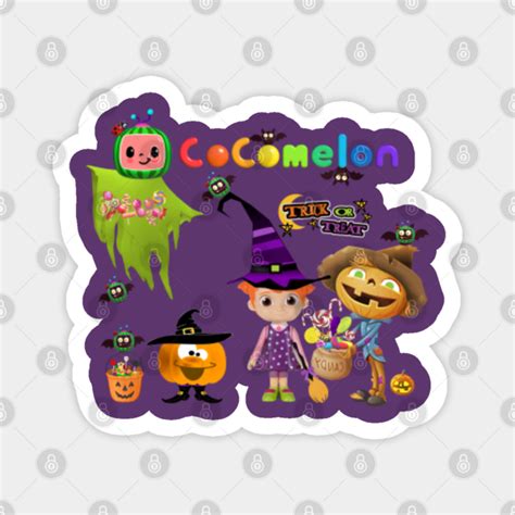 Cocomelon Halloween Cocomelon Magnet Teepublic