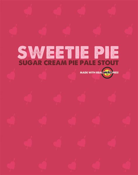 New Sweetie Pie Sugar Cream Pie Pale Stout The Guardian Brewing Co
