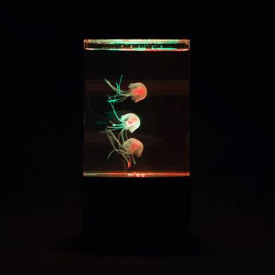 Large Jellyfish LED Lamp | A desk lamp with a sea of bobbing jelly fish!