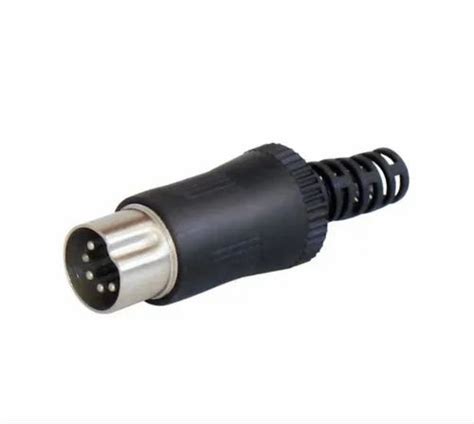 5 Pin Mini Din Male Connector Gold At Rs 77piece In Pune Id