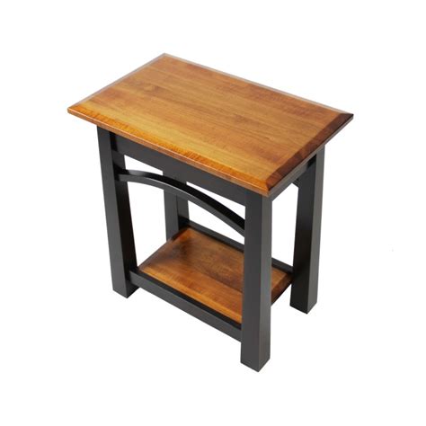 The matching desk design was from the ana white website. Madison Bow Small End Table | Solid Maple End Table ...