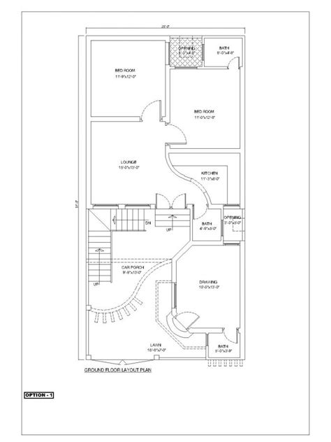 Multi Level Villa House Design Ground Floor Plan Dwg Thousands Of Free Cad Blocks