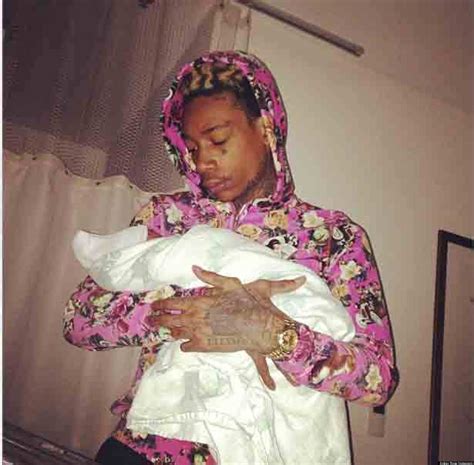 Amber Roses First Baby Picture Shows Wiz Khalifa Holding Son Sebastian