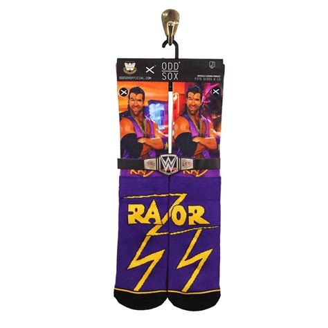 Razor Ramon Crazy Socks Wwe Legends Cushioned Heels