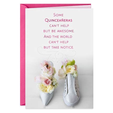 Stand Out Señorita Quinceañera Card Happy 15th Birthday Quinceanera