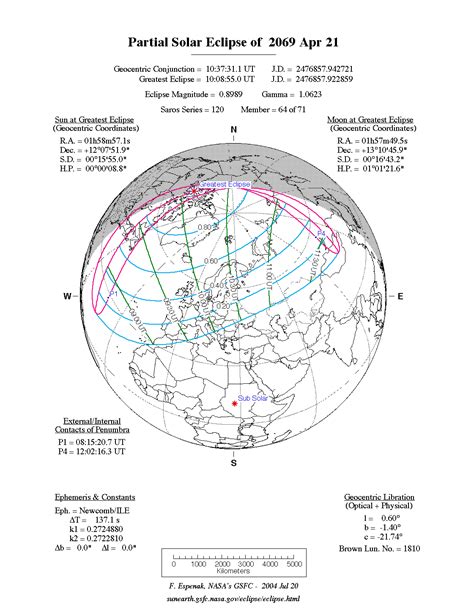 Solar Eclipse Of April 21 2069 Wikipedia