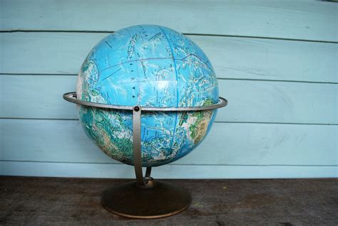 Vintage Rand Mcnally 12 World Globe