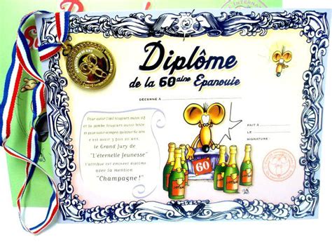 Invitation Anniversaire 60 Ans A Imprimer