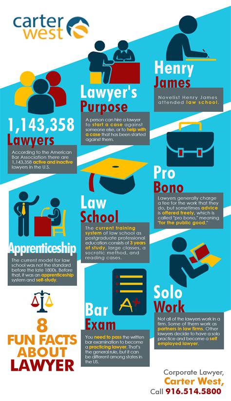 8 Fun Facts About Lawyers Shared Info Graphics