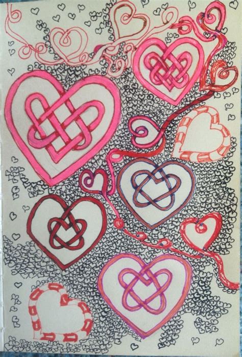 February 14, 2014 my valentine zentangle | Zentangle ...