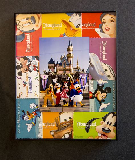 28 extremely easy diy photo and picture frame crafts. Show Your DIY Disney Side: Disney Parks Guide Map Photo ...