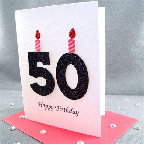 50th Birthday Card 50th Milestone Birthday Card 50th Etsy Birthday