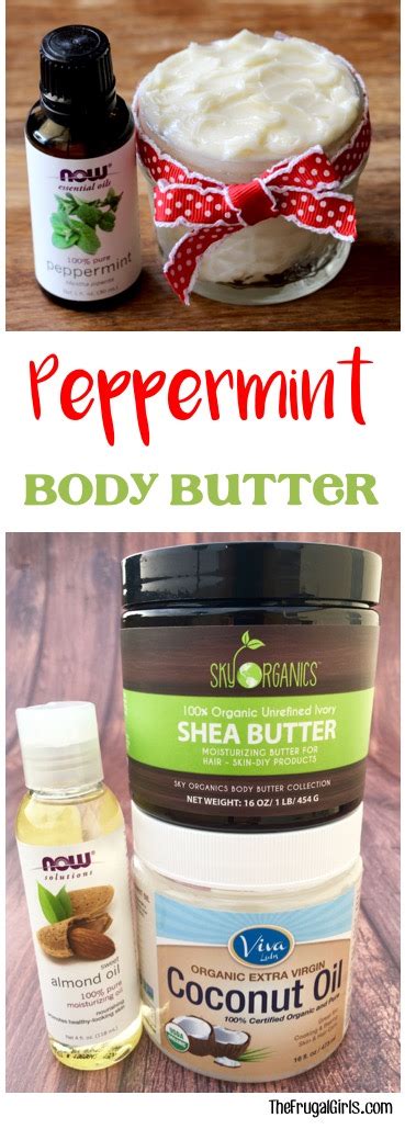 Luxurious Peppermint Body Butter Recipe The Frugal Girls