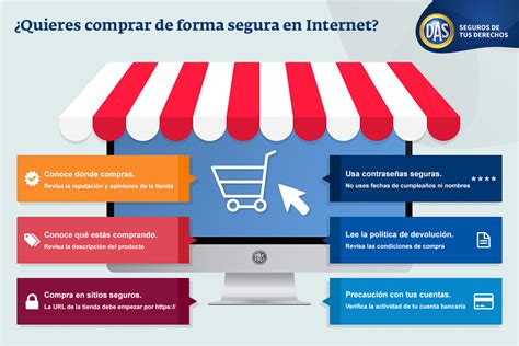 Infografía Consejos De Das Para Comprar De Forma Segura Por Internet