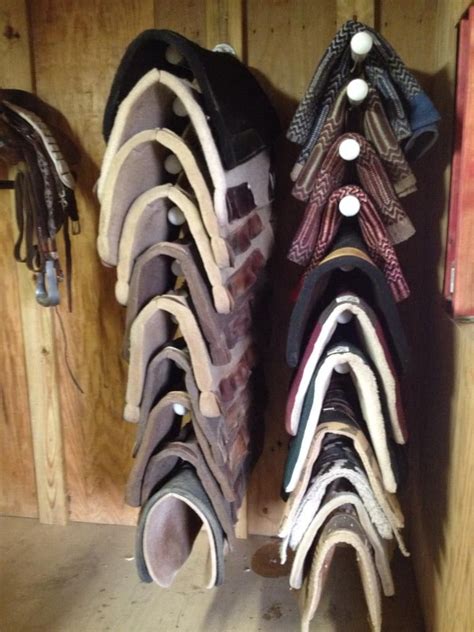 Diy horse tack | 1m people have watched this. PVC, saddle blanket/saddle pad rack, DIY | Tack room, Horse tack rooms, Diy horse barn
