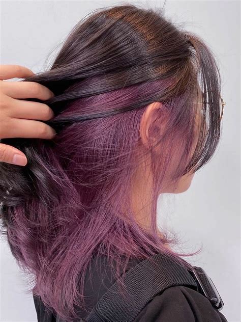 45 Korean Secret Two Tone Hair Color Ideas You Should Try In 2021 In 2021 Hidden Hair Color