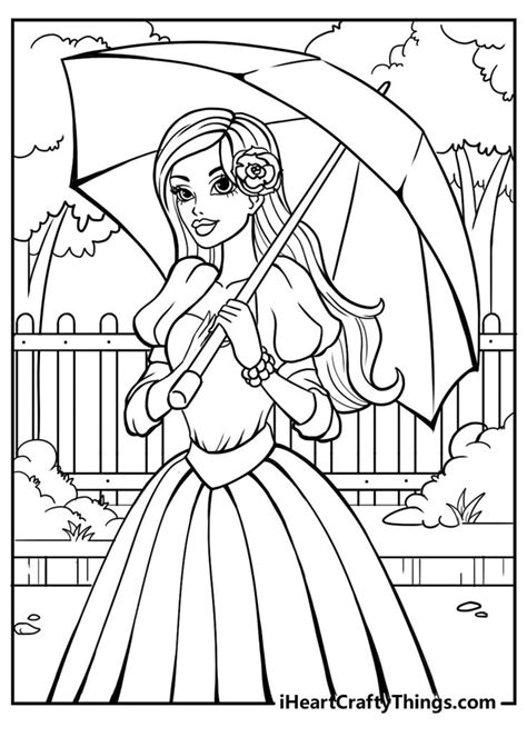 Barbie Coloring Pages Birthday Coloring Pages Disney Princess The Best Porn Website
