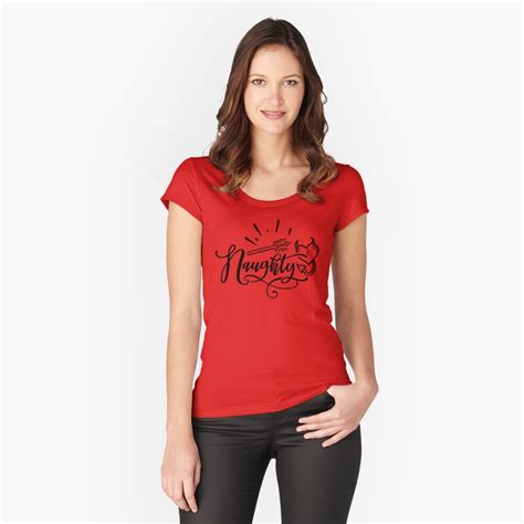Naughty Is Nice T Shirt By Splashgroove Redbubble