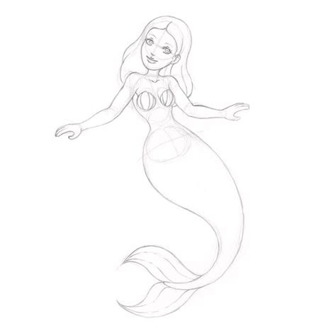 How To Draw A Mermaid In 10 Easy Steps Dream Pigment