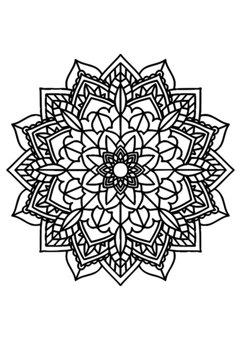 Mandalas Para Colorear Gratis En Linea | Dibujos I Para Colorear