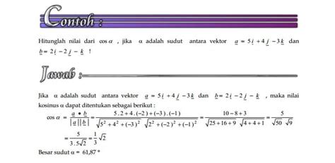 Vektor Matematika : Pengertian, Rumus, Operasi - UtakAtikOtak.com