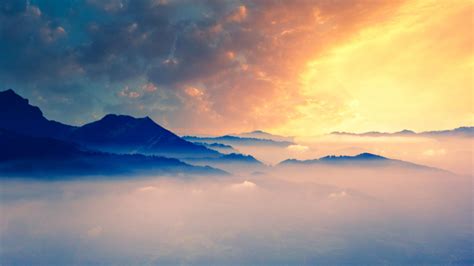 2560x1440 Fog Mountains Clouds 5k 1440p Resolution Hd 4k Wallpapers