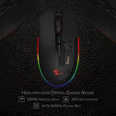 Redragon M719 Invader Wired Optical Gaming Mouse 7
