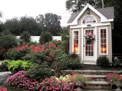 25 Diseños De Jardines Cottage Garden Backyard Storage Sheds