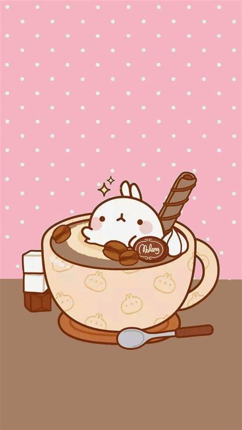 쫄깃쫄깃 탐스러운 찹쌀떡 몰랑이파워로 철썩 붙으세요! Molang Wallpapers - Wallpaper Cave