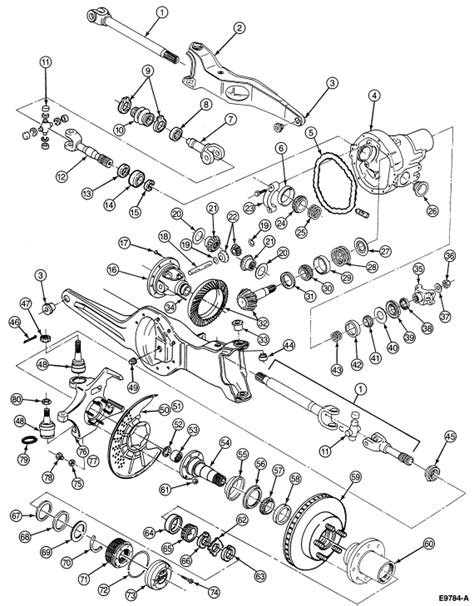 1995 Ford F150 4x4 Front Axle Diagram
